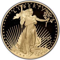 2007 1 oz American Gold Eagle Proof Coin