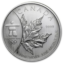 2008 Silver RCM Olympic Inukshuk 1 oz BU