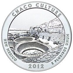 2012 Silver 5 oz Chaco Culture America The Beautiful