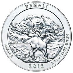2012 Silver 5 oz Denali America The Beautiful