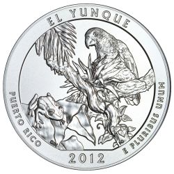 2012 Silver 5 oz El Yunque America The Beautiful