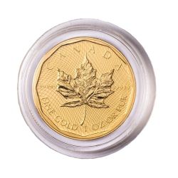 2012 Canadian Gold Maple Leaf .99999 1 oz BU In Assay Card