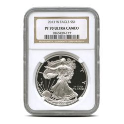 2013-W NGC PF-70 American Silver Eagle Proof Ultra Cameo