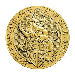 2016 1/4 oz Queen's Beasts Gold Coin - The Lion - Royal British Mint