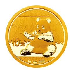 2017 1 Gram Chinese Gold Panda Coin BU