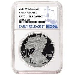 2017-W Silver Eagle Proof - PF-70 NGC Early Releases