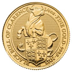2018 1/4 oz Gold Queen's Beasts Black Bull of Clarence