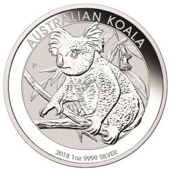 2018 Perth Mint Koala Silver Coin 1 oz