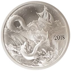 Silverbug Island Leviathan 1 oz Silver Round BU