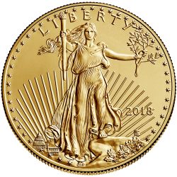 2018 1/10 oz Gold American Eagle Coin