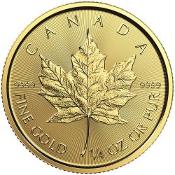 2019 1/4 oz Canadian Gold Maple Leaf Coin BU