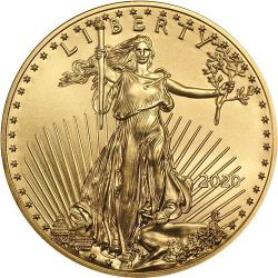 2020 1/2 oz American Gold Eagle Coin BU