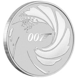 2020 1 oz James Bond 007 Silver Coin - in Capsule
