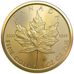 2020 1 oz Canadian Gold Maple Leaf Coin BU