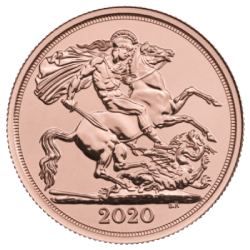 2020 Gold Double Sovereign Coin