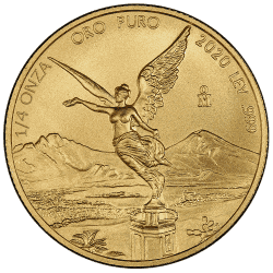 2020 1/4 oz Mexican Gold Libertad Coin (BU)