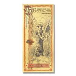 Utah 25 Goldback Gold Aurum Note (24K) - Lowest Price Period