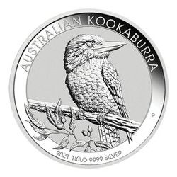 2021 1 Kilo Australian Kookaburra Silver Coin