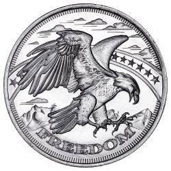 1 oz SD Bullion Silver Freedom Round
