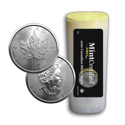 2021 Silver Maple Leaf Tube - MintCertified™ FIRST30