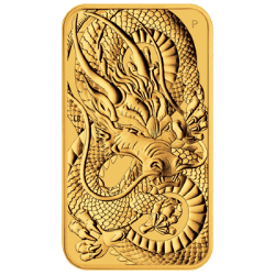 2021 1 oz Perth Mint Dragon Gold Bar