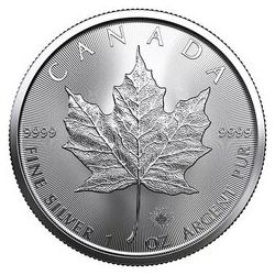 2021 Silver Maple Leaf Coin BU