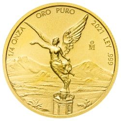 Buy 2021 1/4 oz Mexican Gold Libertad Coins - SD Bullion
