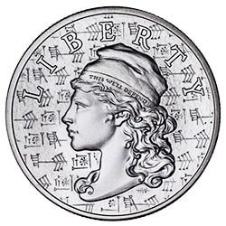 2022 2 oz Ama-Gi Liberty High Relief Silver Round