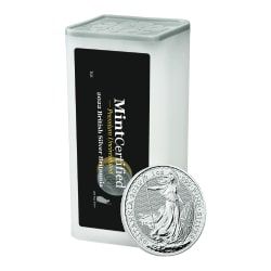 2022 Silver Britannia Coin Roll - MintCertified™