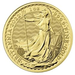 2022 1 oz Gold Britannia Coin 