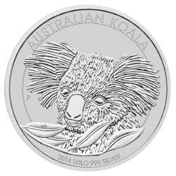 2014 1 Kilo Australian Koala Silver Coin