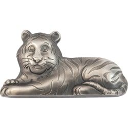 2022 1 oz Mongolia Charming Tiger Silver Coin