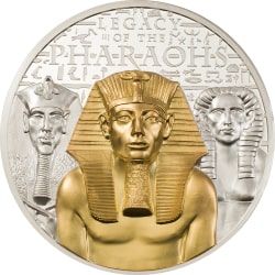 2022 3 oz Legacy of the Pharaohs Ultra High Relief Proof Silver Coin