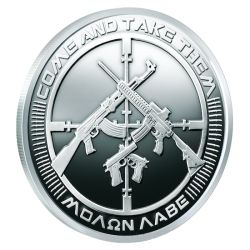 2017 Silver Shield Come and Take Them MicroMintage Proof 2 oz