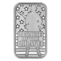 Because of the Brave 1 oz Silver Bar