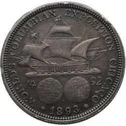 90% Columbian Commemorative Silver Half Dollar