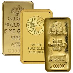 10 oz Gold Bar - Our Choice Brand