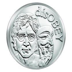 2017 Silver Shield John Lennon MiniMintage 1 oz Silver Round - disOBEY Series