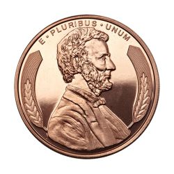 Lincoln Bust 1 oz Copper Round - Osborne Mint