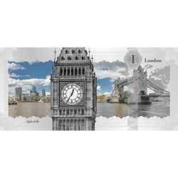 2017 Cook Islands 5 Gram Silver Banknote (London Skyline Dollar)