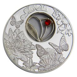 2017 Heart Love 1 oz Silver Coin - Proof Finish