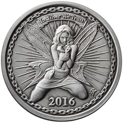 Alyx the Fairy | Antiqued 1 oz Silver Proof | Numbered Rim | Mintage of 2,500!