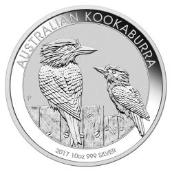 2017 10 oz Australian Kookaburra Silver Coin