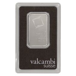 1 oz Valcambi Platinum Bar - In Assay