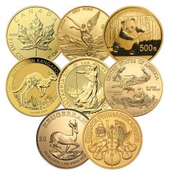 1 oz Gold Coins - Random Design