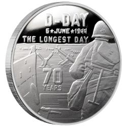 Heroes SDWC D-Day 1 oz Silver BU .999