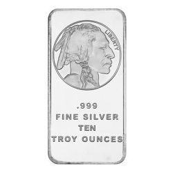 10 oz SilverTowne Buffalo Silver Bar