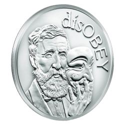 2017 Silver Shield Thoreau MiniMintage 1 oz Silver Round - disOBEY Series