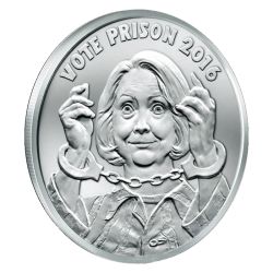 2017 Silver Shield Vote Prison MiniMintage 1 oz Silver Round