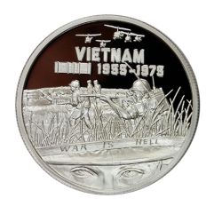 Heroes SDWC War is Hell 1 oz Silver Proof in Collector's Box .999